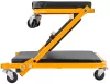 Powermat Műhelyi Szerelőbak és Gurulós Aláfekvő – 2 az 1-ben, 150kg teherbírás – Sárga/Fekete (PM1401)