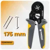 Powermat Érvéghüvely Fogó Készlet – 0,25-10 mm², 1200 db hüvely – Racsnis mechanizmus (PM-ZDTK-175T / PM1408)