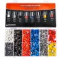   Powermat Érvéghüvely Készlet – 1200 darabos, Szigetelt, 0,5-10 mm² – Színkódolt (PM1409)
