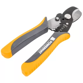   Powermat Többfunkciós Kábelcsupaszító és Vágó Fogó – 170mm, CrV acél – AWG 14-8 (PM1439)