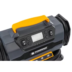   Powermat Autós Kompresszor – 10 bar, 12V/230V, 35 l/perc – Digitális kijelzővel (PM-KB-150T)