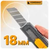 Powermat Törhető Penge Készlet – 18 mm, 10 db, Edzett acél – Univerzális (PM1444)
