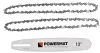 Powermat Láncfűrész Vezetőlemez és 2 db Lánc Szett – 12" (30 cm), 3/8", 1.3 mm – Univerzális (PM1453)