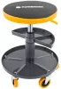 Powermat Teleszkópos Műhelyszék – 150kg teherbírás, 400-520mm – Gurulós kivitel (PM1455)