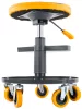 Powermat Teleszkópos Műhelyszék – 150kg teherbírás, 400-520mm – Gurulós kivitel (PM1455)
