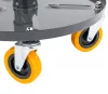 Powermat Teleszkópos Műhelyszék – 150kg teherbírás, 400-520mm – Gurulós kivitel (PM1455)