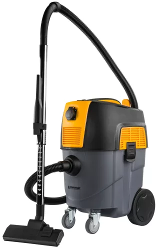 Powermat Ipari Porszívó – 1600W, 30L, HEPA szűrő – Szerszámgép csatlakozóval (PM-OD-1600T-PRO)