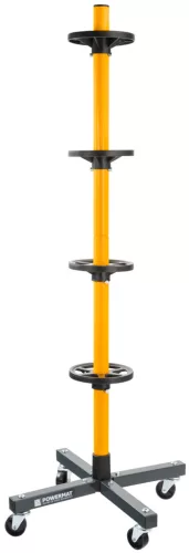 Powermat Mobil Keréktároló Állvány – 100 kg teherbírás, 235 mm gumi szélességig – 4 kerékhez (PM1473)