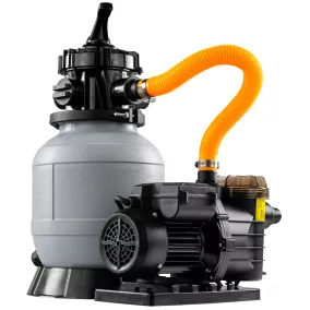   Powermat Homokszűrős Medence Szivattyú – 7900 l/h, 250W, LCD Timer – 7-utas szelep (PM-PPDB-250JT)