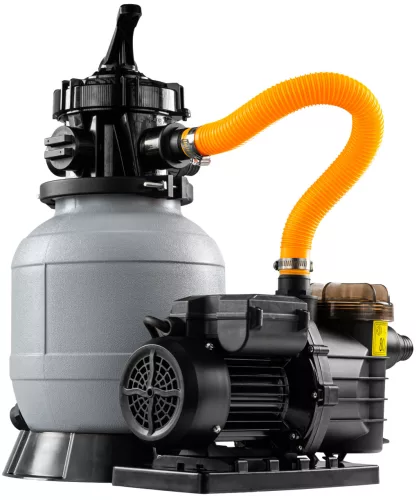 Powermat Homokszűrős Medence Szivattyú – 7900 l/h, 250W, LCD Timer – 7-utas szelep (PM-PPDB-250JT)