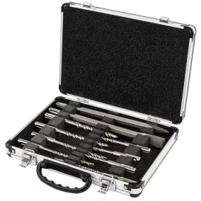   Powermat SDS Plus Fúró és Véső Készlet – 10 részes, S2 spirál – Fúrókalapácsokhoz (PM-ZWD-10T)