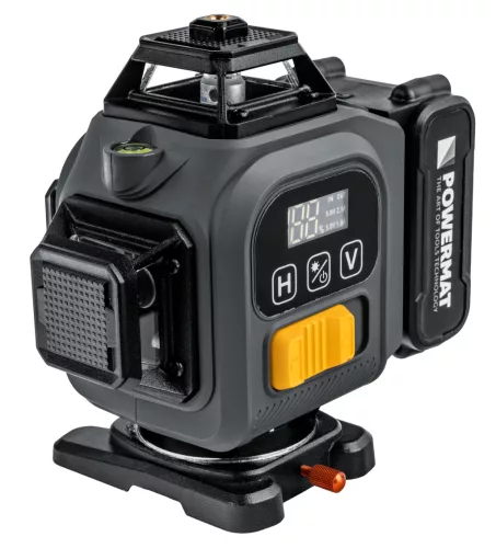 Powermat 4D Keresztvonalas Lézer – 16 vonal, 360°, Zöld lézer – 40m hatótáv (PM-PLK-4DM3)