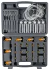 Powermat Common Rail Injektor Diagnosztikai Készlet – 31 részes, 65 cm tömlőkkel – Bosch, Delphi, Denso, Siemens rendszerekhez (PM-ZDWCR-31T)