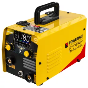   Powermat Inverteres Hegesztőgép – 180A, 3 az 1-ben (FCAW, MMA, TIG-LIFT) – Szinergikus vezérlés (PM-PAS-180L)