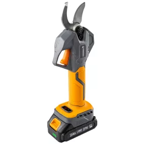   Powermat Akkumulátoros Metszőolló – 30mm vágásszélesség, 1000W, LCD kijelző – 2x 21V 2.0Ah akkuval (PM-SA-21V-2AM)
