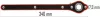 Powermat Racsnis Csillagkulcs – 17 mm, 340 mm hossz – Trapézemelőhöz (PM-PTR-2500TG)
