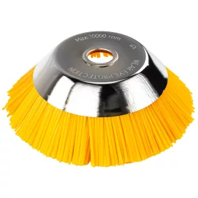   Powermat Nylonos Kefefej Térkőtisztításhoz – ø 200mm, 25,4mm furat – Fűkaszához (PM1651)