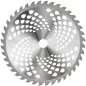 Powermat Bozótvágó Tárcsa – 40 fogas, 255x25,4 mm – Widia betétes (PM-TTDK-40Z255M)