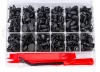 RED TECHNIC Autóklipsz és Kárpitleszedő Készlet – 245 részes, univerzális – Lökhárítóhoz és kárpithoz (RTKST0098)