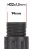 RED TECHNIC Forgókefe Magasnyomású Mosóhoz – M22x1,5mm, 14mm csatlakozás – Autóhoz és sík felületekhez (RTMC0029-SR1)