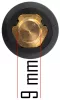 RED TECHNIC Elektródafogó Kábel – 210A, 2m, 9mm csatlakozó – Univerzális (RTMSTF0001-UE)