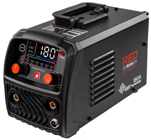 Red Technic Inverteres Hegesztőgép - 180A, MIG/MMA/TIG, Szinergikus - FCAW Flux technológia (RTMSTF0113)