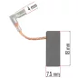   Red Technic Szénkefe Készlet – 18x7,5x4,5 mm – RTMWU0094 fúrókalapácshoz (RTMWU0094-SZ)