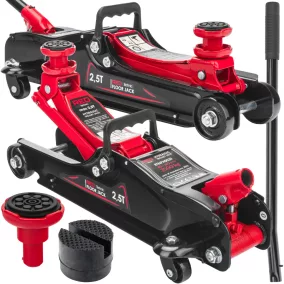   Red Technic Hidraulikus Autóemelő – 2,5T, 85-360mm – Alacsony profilú, toldattal (RTNPH0030)