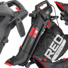   Red Technic Elektromos Lombszívó és Fúvó – 3550W, 3 az 1-ben, Aprító funkcióval – Kerti takarításhoz (RTODL0044)