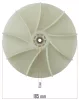 Red Technic Lombfúvó Turbina Kerék – ø 185mm, M8 rögzítés – RTODL0058 típushoz (RTODL0058-TUR)