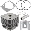 RED TECHNIC Henger és Dugattyú Készlet – 44 mm, Komplett – RTODL0059 lombfúvóhoz (RTODL0059-CT)