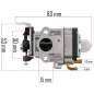   Red Technic Benzinmotoros Lombfúvó Karburátor – 16,5mm torokátmérő, 30mm furattávolság – RTODL0059 és univerzális (RTODL0059-GA)