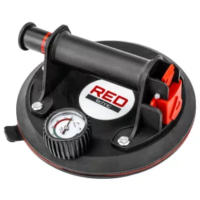   Red Technic Vákuumos Tapadókorong Manométerrel – 200 mm, 190 kg teherbírás – Üveghez és burkolólapokhoz (RTPDS0112)