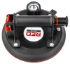 Red Technic Vákuumos Tapadókorong Manométerrel – 200 mm, 190 kg teherbírás – Üveghez és burkolólapokhoz (RTPDS0112)
