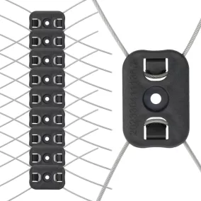   Red Technic Fűkasza Damilfej Készlet – 10 db, Acélsodronyos, 170 mm – Univerzális (RTPKA0104-GL)