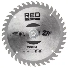  RED Technic Fűkasza Vágótárcsa – ø 150mm, Edzett acél – RTPKA0104 típushoz (RTPKA0104-TT)