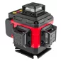   Red Technic 4D Keresztvonalas Lézer – 360°, 16 vonal, Zöld fény – Távirányítóval (RTPLK0036)