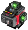 Red Technic 4D Keresztvonalas Lézer – 360°, 16 vonal, Zöld fény – Távirányítóval (RTPLK0036)