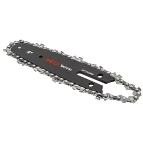   RED TECHNIC Láncfűrész Vezetőlemez és Lánc Szett – 4" (10 cm), 1/4", 1.1 mm – Akkumulátoros fűrészekhez (RTPR0161)
