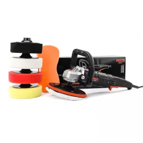  Red Technic Autópolírozó Gép – 2400W, 150/180mm, 6-fokozatú szabályozás – Tartozék készlettel (RTPS0088)