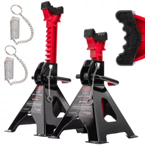   Red Technic Gépkocsi Alátámasztó Bak Szett – 3T, 272-405 mm – Racsnis, gumitalppal (RTPSK0080)