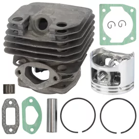   RED TECHNIC Henger és Dugattyú Készlet – ø 45mm, Krómozott belső – 43cc-58cc láncfűrészekhez (RTPSP0035-CT)