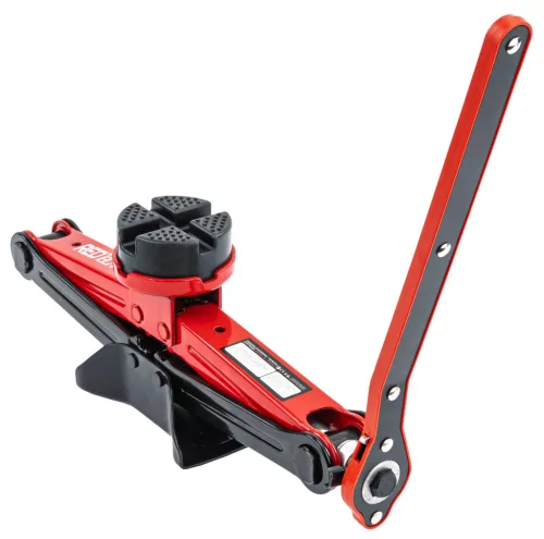 RED TECHNIC Trapéz Emelő – 2,5t, 115-420mm – Racsnis hajtókarral, táskával (RTPTR0151)