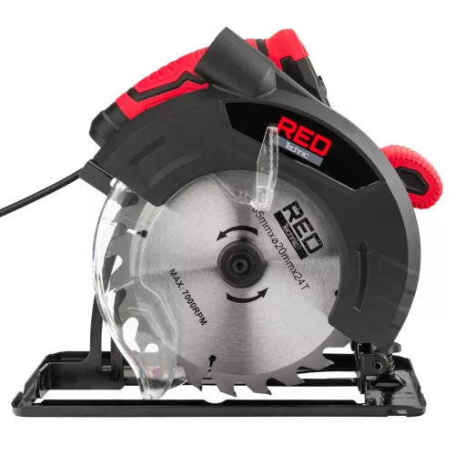 Red Technic Kézi Körfűrész – 2300W, 185mm tárcsa – 65mm vágásmélység (RTRPT0007)