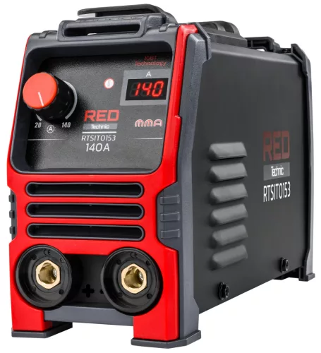 Red Technic Inverteres Hegesztőgép - 140A, IGBT, LCD - MMA hegesztéshez (RTSIT0153)