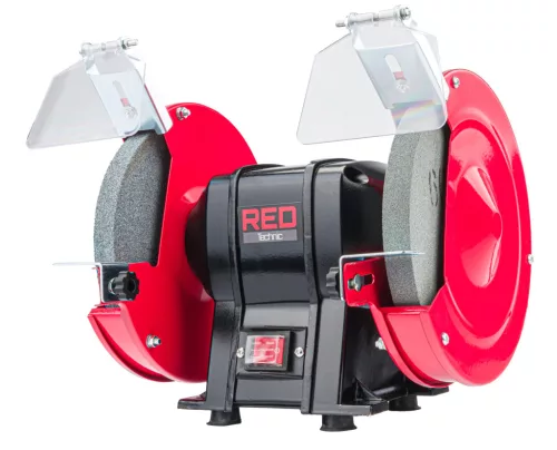 RED TECHNIC Asztali csiszoló – 1700W, ø 200mm – Kétkorongos kivitel (RTSS0084)