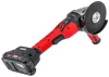 RED TECHNIC Akkumulátoros Sarokcsiszoló – 125mm, 21V, Szénkefementes – 2x 2.0Ah akkuval (RTSZK0140)