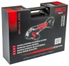 RED TECHNIC Akkumulátoros Sarokcsiszoló – 125mm, 21V, Szénkefementes – 2x 2.0Ah akkuval (RTSZK0140)