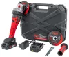 RED TECHNIC Akkumulátoros Sarokcsiszoló – 125mm, 21V, Szénkefementes – 2x 2.0Ah akkuval (RTSZK0140)