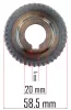 RED TECHNIC Gérvágó Fogaskerék – 43 fog, ø 58,5 mm – RTUKM0024 típushoz (RTUKM0024-ZA)